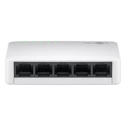 GK-11499 Goobay 5-poorts Gigabit netwerkswitch - 1 Gbit/s - wit - zonder ventilator