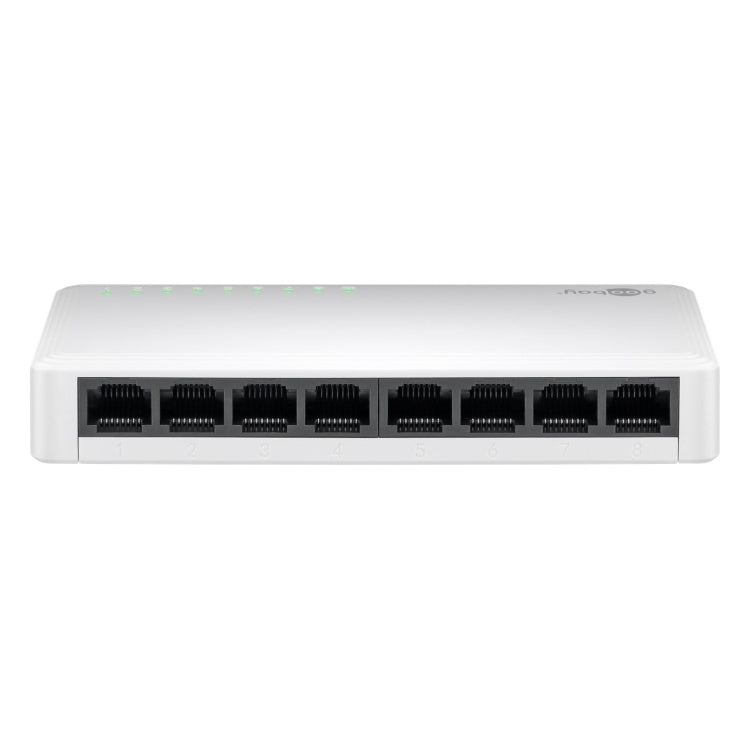 GK-11500 Goobay 8-poorts Gigabit netwerkswitch - 1 Gbit/s - wit - zonder ventilator
