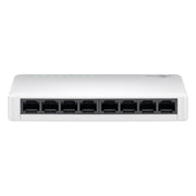 GK-11500 Goobay 8-poorts Gigabit netwerkswitch - 1 Gbit/s - wit - zonder ventilator