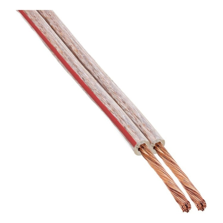 GK-11508 10 meter Luidsprekerkabel 2x 2,5 mm² - CCA - transparant