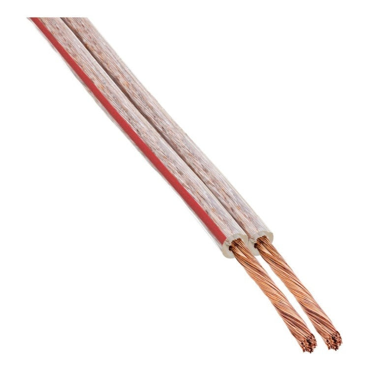 GK-11509 50 meter Luidsprekerkabel 2x 2,5 mm² - CCA - transparant