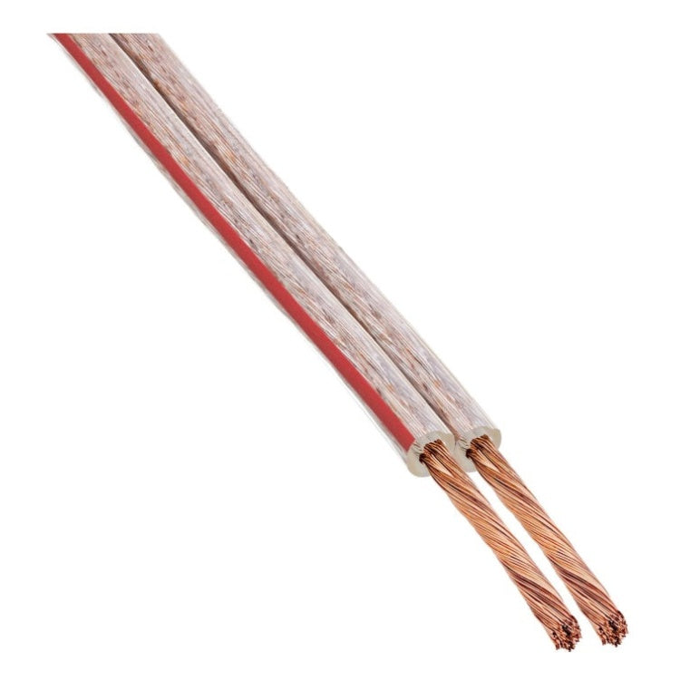 GK-11511 50 meter Luidsprekerkabel 2x 0,75 mm² - CCA - transparant