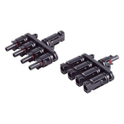 GK-11530 PV4 T-Adapter Set 4-naar-1 - MC4 Compatibel - IP68 - 1500 V