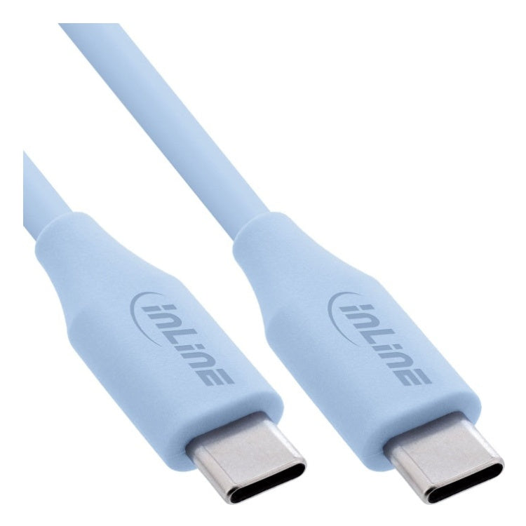 GK-11566 2 meter USB 2.0-kabel - USB-C snellaadkabel 100W - IJssnoep (blauw)