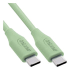 GK-11567 50 cm USB 2.0-kabel - USB-C snellaadkabel 100W - Matcha Latte (groen