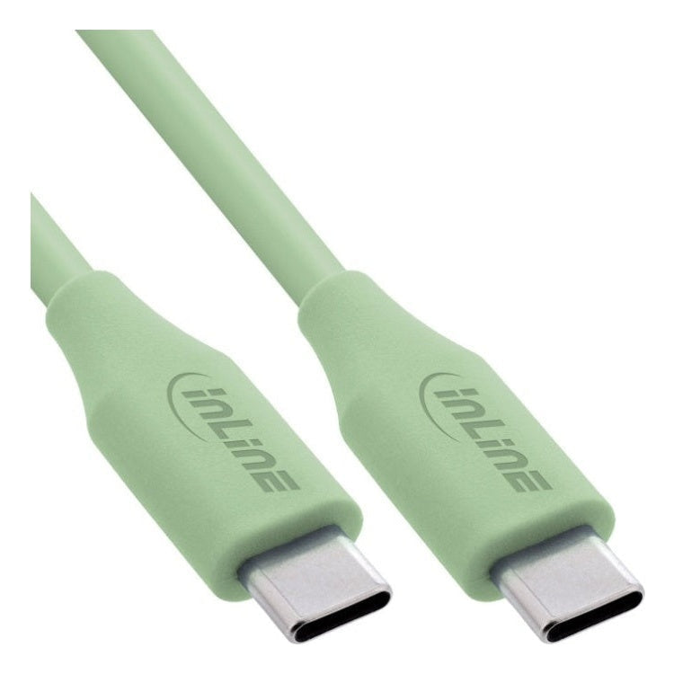 GK-11567 50 cm USB 2.0-kabel - USB-C snellaadkabel 100W - Matcha Latte (groen