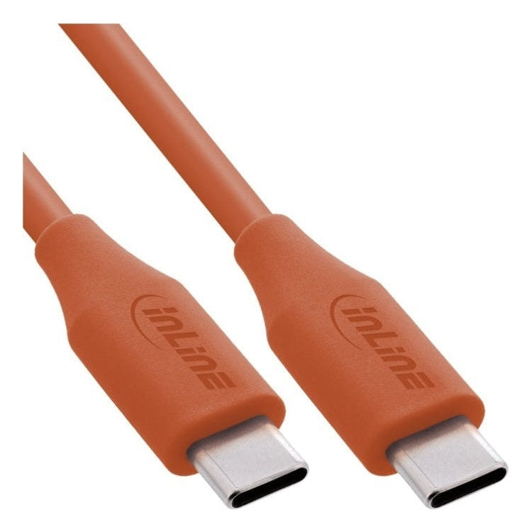 GK-11572 2 meter USB 2.0-kabel - USB-C snellaadkabel 100W - Papaja (mat oranje)