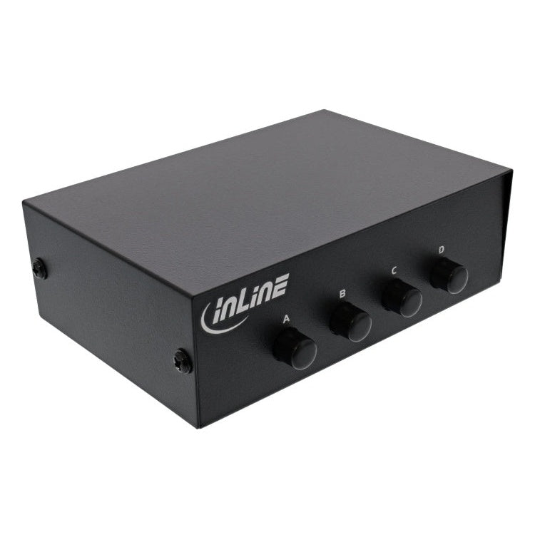 GK-11587 Handmatige seriële schakelaar 4-weg RS232, 9-pins Sub-D