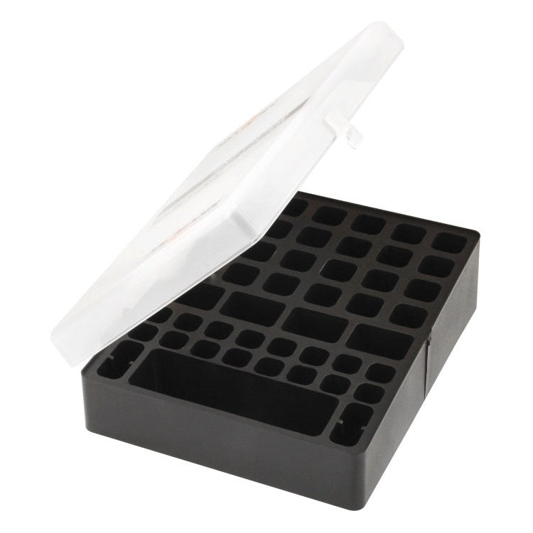 GK-11615 ANSMANN batterij opbergbox voor 44 batterijen - AA, AAA en 9V - Zwart