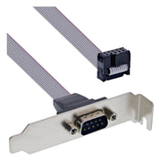 GK-11622 60 cm 9-pins SUB-D (m) low profile slotplaatje