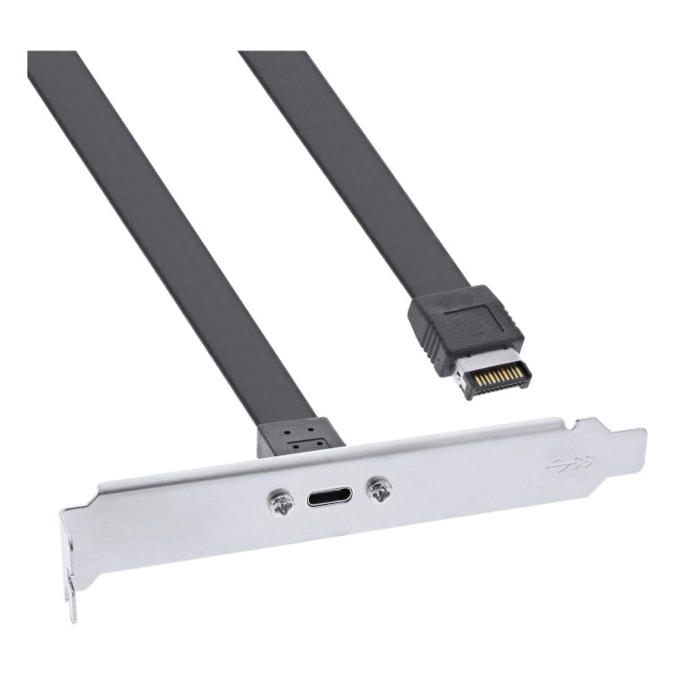GK-11623 30 cm PCI-sleufbeugel met USB-C aansluiting - USB 3.2 Gen 2 Key-A intern