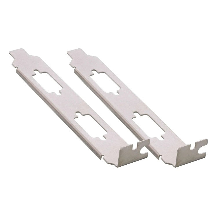GK-11626 Sleufbeugel 2x Sub-D 9-pins (PCI-slot) - set van 2