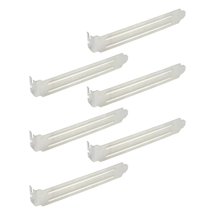 GK-11627 Aluminium PCI/PCIe/ISA sleufafdekplaten - 6 stuks