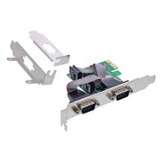 GK-11630 PCIe interfacekaart - 2x seriële RS-232 - ASIX AX99100 - low profile