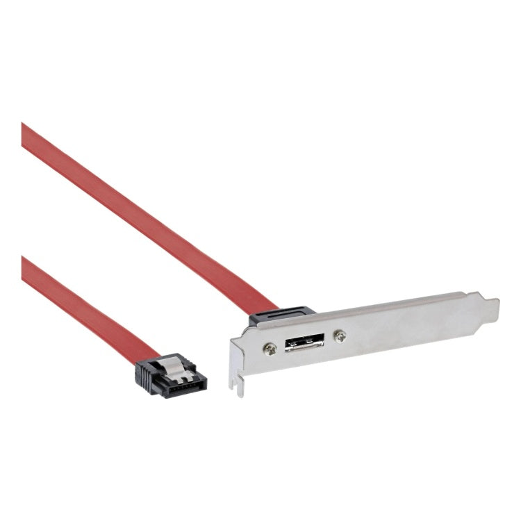 GK-11634 50 cm - eSATA slotplaatje - eSATA socket extern naar interne SATA stekker