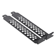 GK-11637 Geperforeerde PCI Slot Afdekplaatjes Zwart - Set van 2