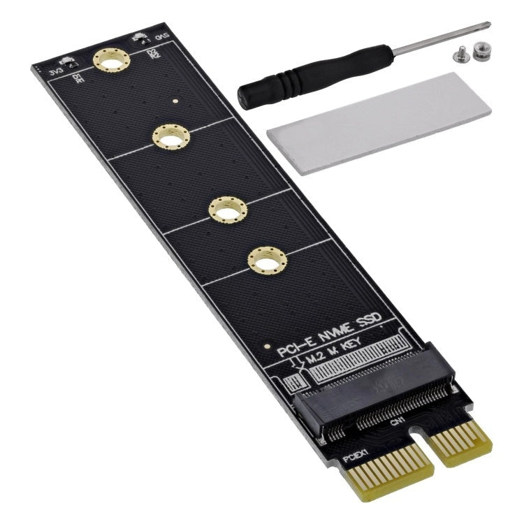 GK-11646 PCIe x1 naar M.2 Key M NVMe SSD-interfacekaart