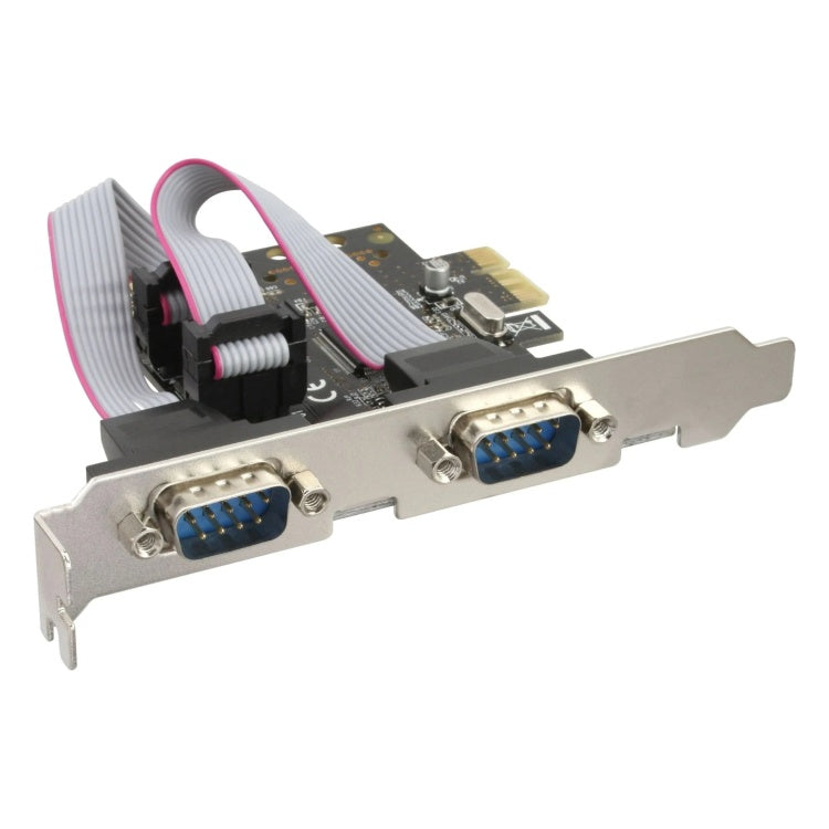 GK-11651 PCIe seriële uitbreidingskaart met 2x RS232-poorten