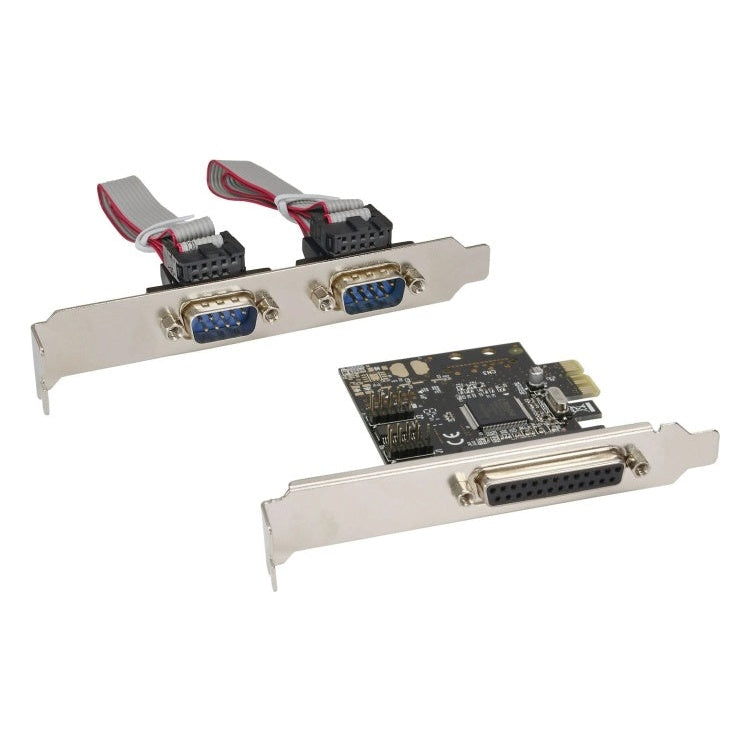 GK-11658 PCIe uitbreidingskaart met 2x RS232 en 1x parallelle DB25 LPT-poort
