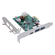 GK-11659 PCIe USB 3.2 Gen.1 uitbreidingskaart met USB-C Power Delivery 30W - 2x USB-A + 1x USB-C - 5 Gb/s