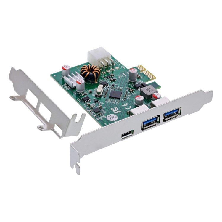 GK-11659 PCIe USB 3.2 Gen.1 uitbreidingskaart met USB-C Power Delivery 30W - 2x USB-A + 1x USB-C - 5 Gb/s