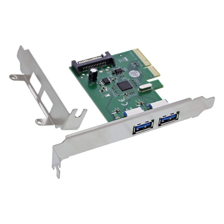 GK-11663 InLine PCIe x4 Interfacekaart met 2x USB-A 3.2 Gen.2 - 10 Gb/s