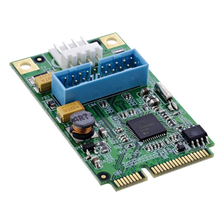 GK-11667 USB 3.2 Gen.1 Mini PCIe Interfacekaart met Interne 19-pins USB-header - 2 Poorten - 5 Gb/s