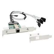 GK-11668 50 cm SAS HD Slot Bracket SFF-8644 naar 4x SATA - Bidirectioneel