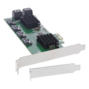 GK-11674 PCIe x1 Interfacekaart 8x SATA 6 Gb/s Controller