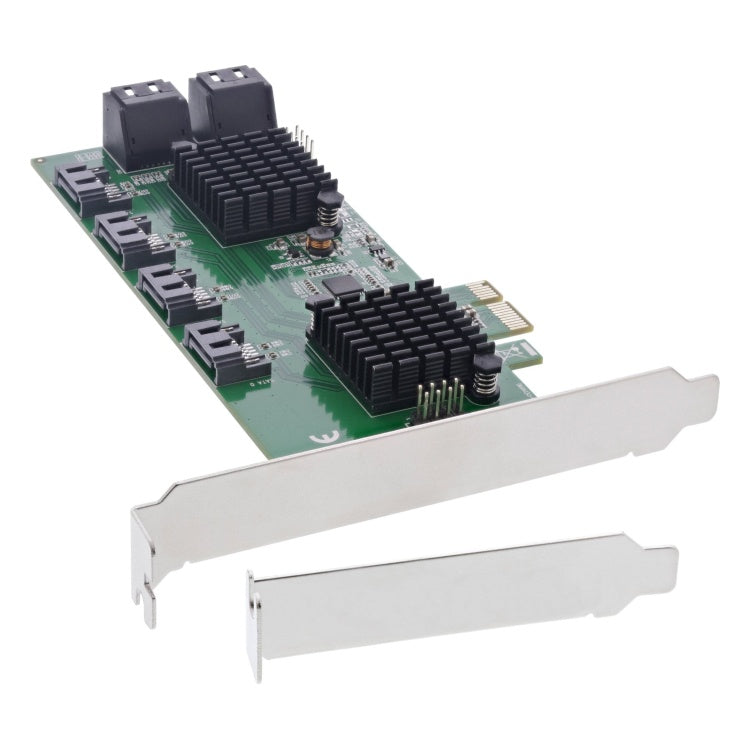 GK-11674 PCIe x1 Interfacekaart 8x SATA 6 Gb/s Controller