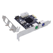GK-11675 PCIe x1 Interfacekaart 2x PS/2 + interne USB 2.0-header