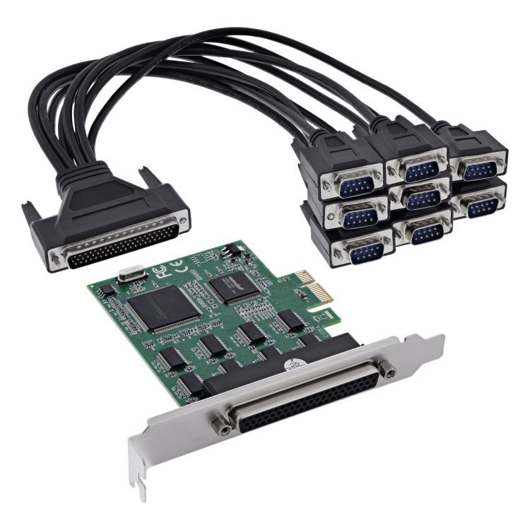 GK-11684 PCIe x1 Interfacekaart 8x RS-232 D-Sub 9-poorts
