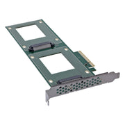 GK-11685 PCIe x8 Interfacekaart 2x interne U.2 NVMe SFF-8639 met bifurcation