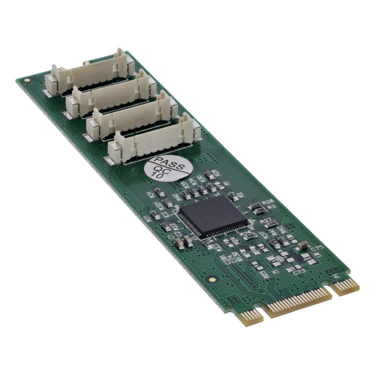 GK-11686 M.2 Interfacekaart naar 4x seriële 9-pins DB9-aansluiting