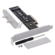 GK-11688 PCIe x4 naar M.2 NVMe Key M-interfacekaart (22110) - low-profile