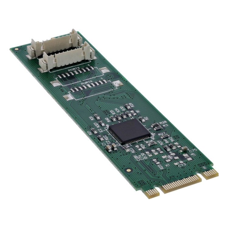 GK-11689 M.2 naar 2x RS-232 DB9-interfacekaart, B+M Key