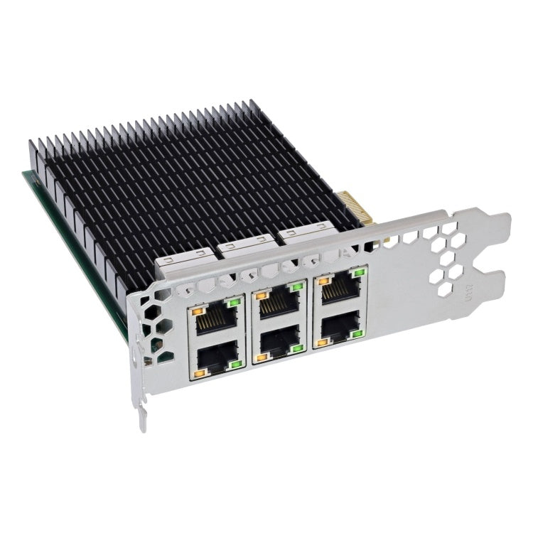 GK-11694 6-poorts Gigabit netwerkkaart - 6x RJ45 1Gb/s - Intel I350 - PCIe x4