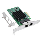 GK-11695 Dual Gigabit netwerkkaart - 2x RJ45 1Gb/s - Intel 82576EB - PCIe x4 - Low Profile