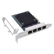 GK-11711 Quad 2.5 Gigabit netwerkkaart 4x RJ45 2.5 Gb/s - PCIe x4 - Inclusief low-profile bracket