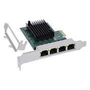 GK-11712 Quad Gigabit netwerkkaart 4x RJ45 1 Gb/s - PCIe x1 - Inclusief low-profile bracket