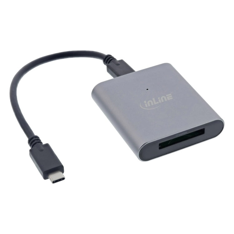 GK-11720 CFexpress kaartlezer USB 3.2 Gen.2 - USB-C / USB-A - Type B - 10 Gb/s - aluminium
