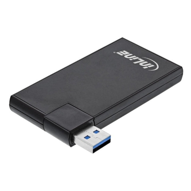 GK-11738 180° Twist Hub USB 3.0 - 4 poorten - draaibaar - zwart