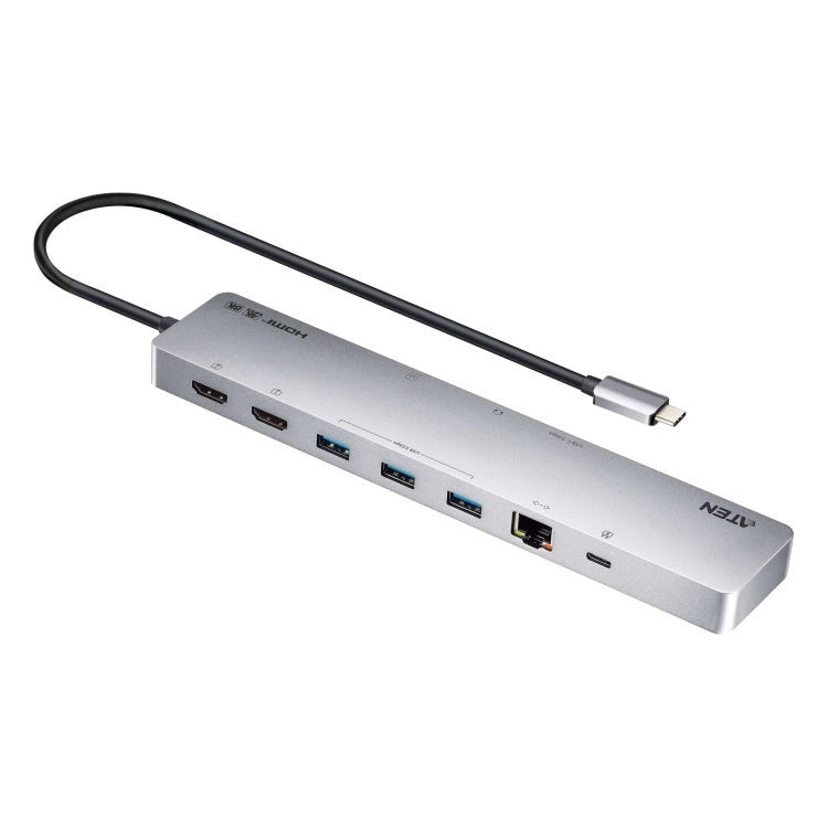 GK-11749 ATEN UH3240 USB-C 11-in-1 Dockingstation met 4K Dual Display en Power Delivery