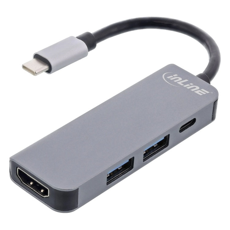 GK-11753 Multihub USB-C met 2x USB-A, HDMI 4K en Power Delivery 87W (USB 3.2 Gen.1)