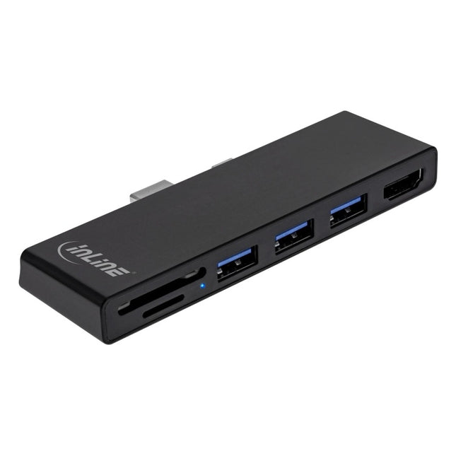 GK-11756 MultiHub voor Surface Pro 4/5/6 met HDMI 4K, USB 3.2 en kaartlezer