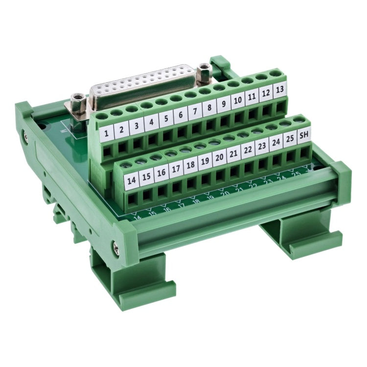 GK-11770 D-Sub 25 aansluitblok - contactdoos - schroefklem - DIN-rail