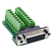 GK-11774 D-Sub 15 aansluitblok - contactdoos - schroefklem