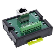 GK-11784 RJ45 aansluitblok - contactdoos - schroefklem - DIN-rail