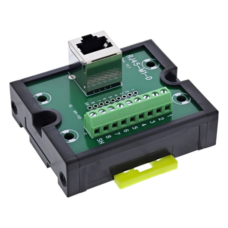 GK-11784 RJ45 aansluitblok - contactdoos - schroefklem - DIN-rail