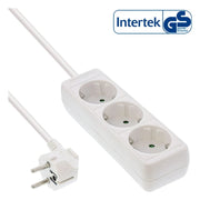 GK-11838 1,5 meter Stekkerdoos met 3 contacten - wit